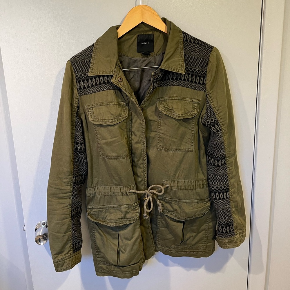 Forever 21 utility jacket